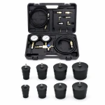 Turbocompressor Lektest Kit 9-delig met Manometer Druktest Turbo