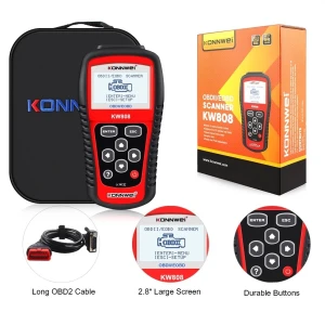 Konnwei KW808 OBD2-scanner voor professionele autodiagnose