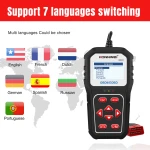 KONNWEI KW818 OBD2 scanner: OBDII code reader voor auto's vanaf 1996