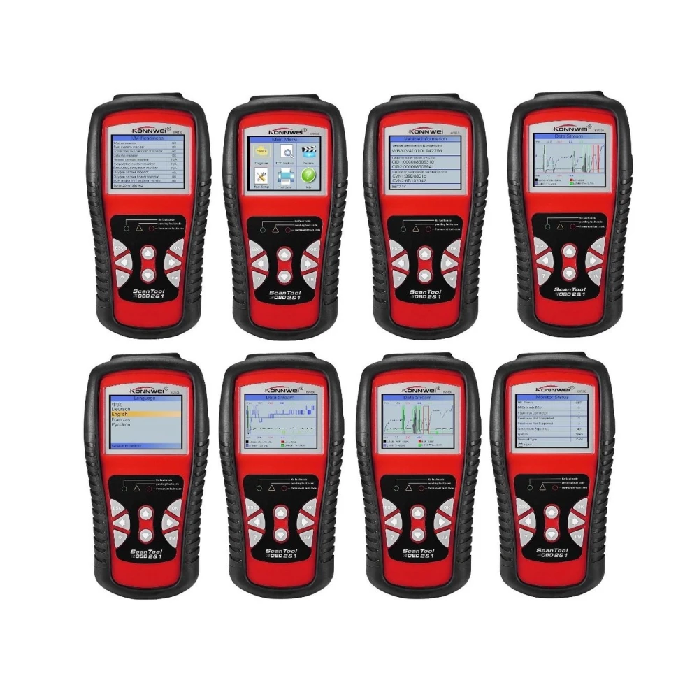 Herramienta de diagnóstico Kw830 OBD2 para coches compatibles