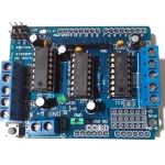L293D Arduino Shield driver voor DC- en steppermotoren