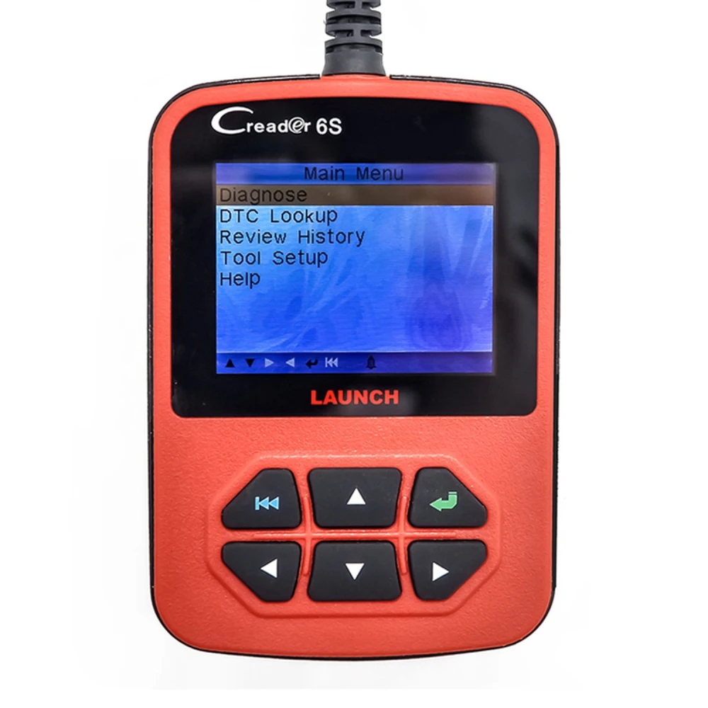 Detalle del conector de 16 pines del Launch X431 Creader 6S VI