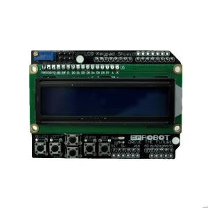 LCD Keypad Shield LCD1602 compatibel met Arduino met geïntegreerd scherm en knoppen