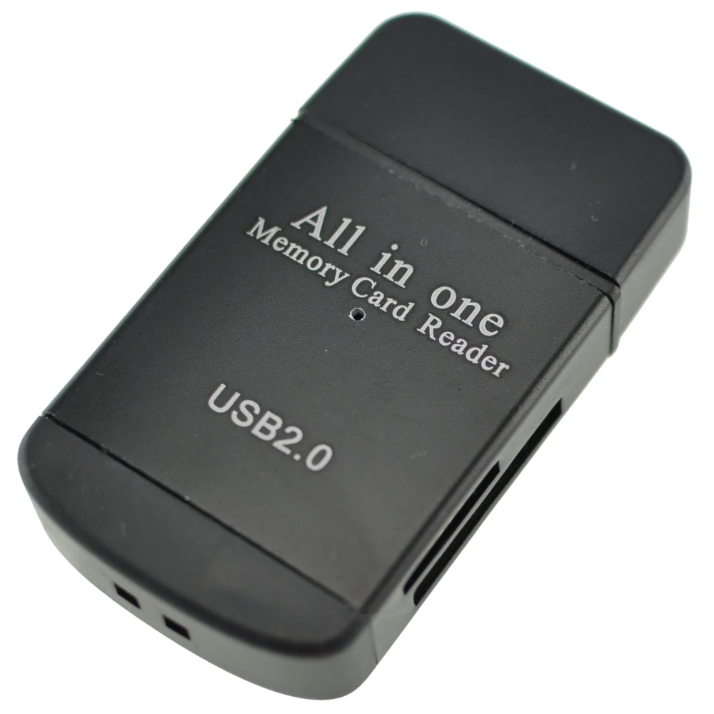 All-in-one USB 2.0 geheugenkaartlezer voor Micro SD, MMC, SDHC, TF en M2