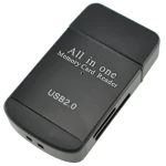 All-in-one USB 2.0 geheugenkaartlezer voor Micro SD, MMC, SDHC, TF en M2