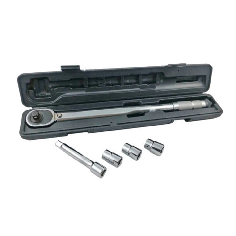 Momentsleutel 1/2'' 28-210 Nm met verlengstuk en 3 doppen TSX TOOL