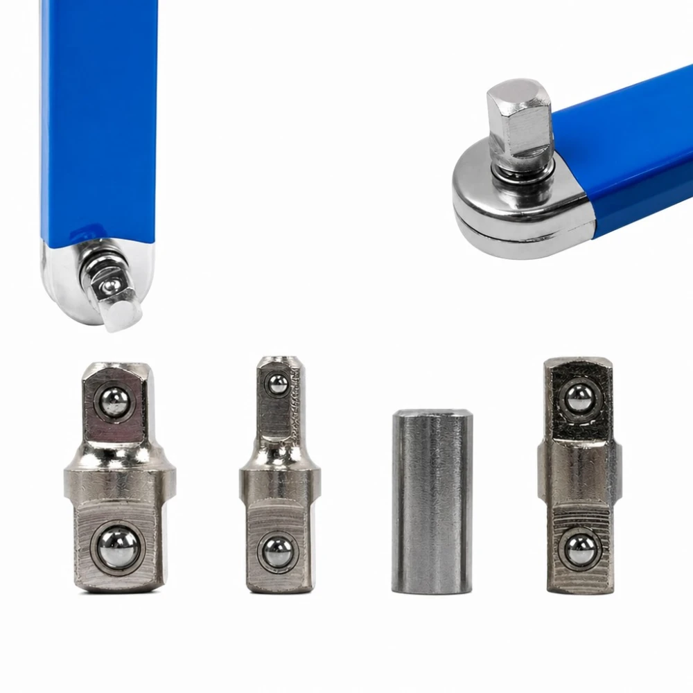 Extra Lange Dubbele Ringsleutel Gehoekt 390mm Professioneel Cr-V Staal