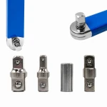Extra Lange Dubbele Ringsleutel Gehoekt 390mm Professioneel Cr-V Staal