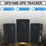 GPS-tracker met lange batterij voor auto TK108B met SOS-alarm en magneetbasis