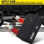 GPS-tracker met lange batterij voor auto TK108B met SOS-alarm en magneetbasis