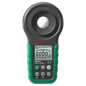 Professionele luxmeter Mastech MS6612 voor nauwkeurige lichtmeting