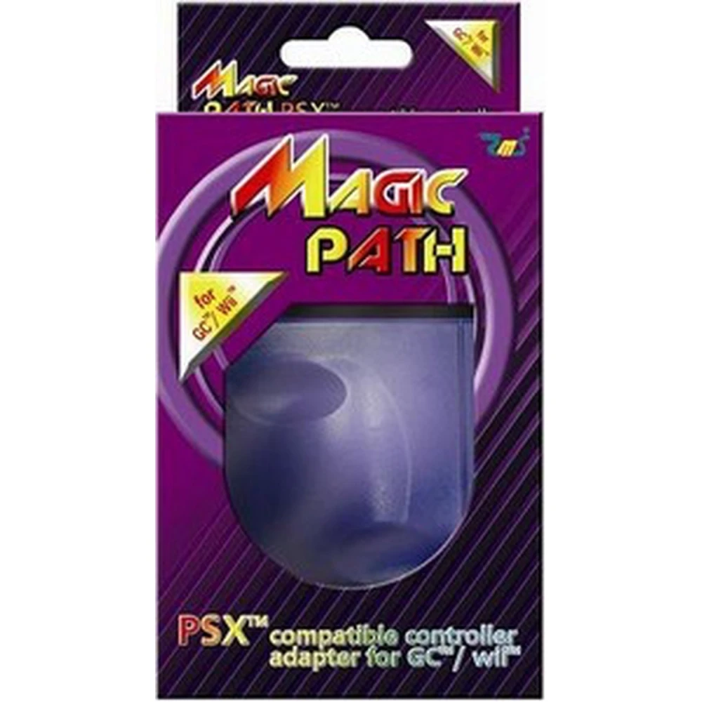 Magic Path PS2-controlleradapter voor Wii en GameCube met autofire en trilfunctie