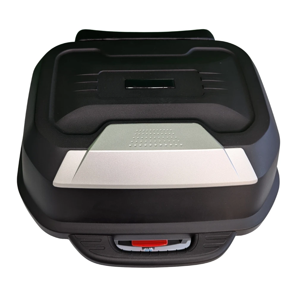 Motor topkoffer 47L - Universele afneembare koffer met slot en rugsteun