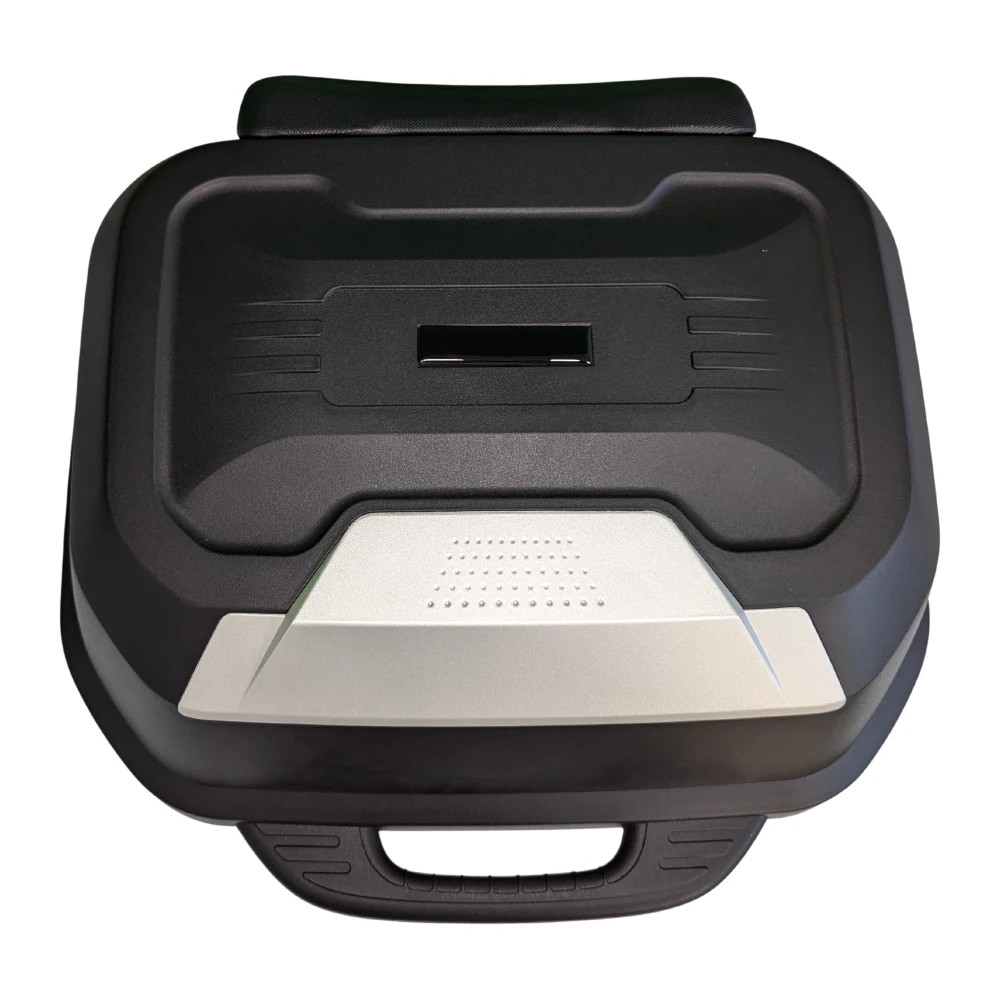 Motor topkoffer 47L - Universele afneembare koffer met slot en rugsteun