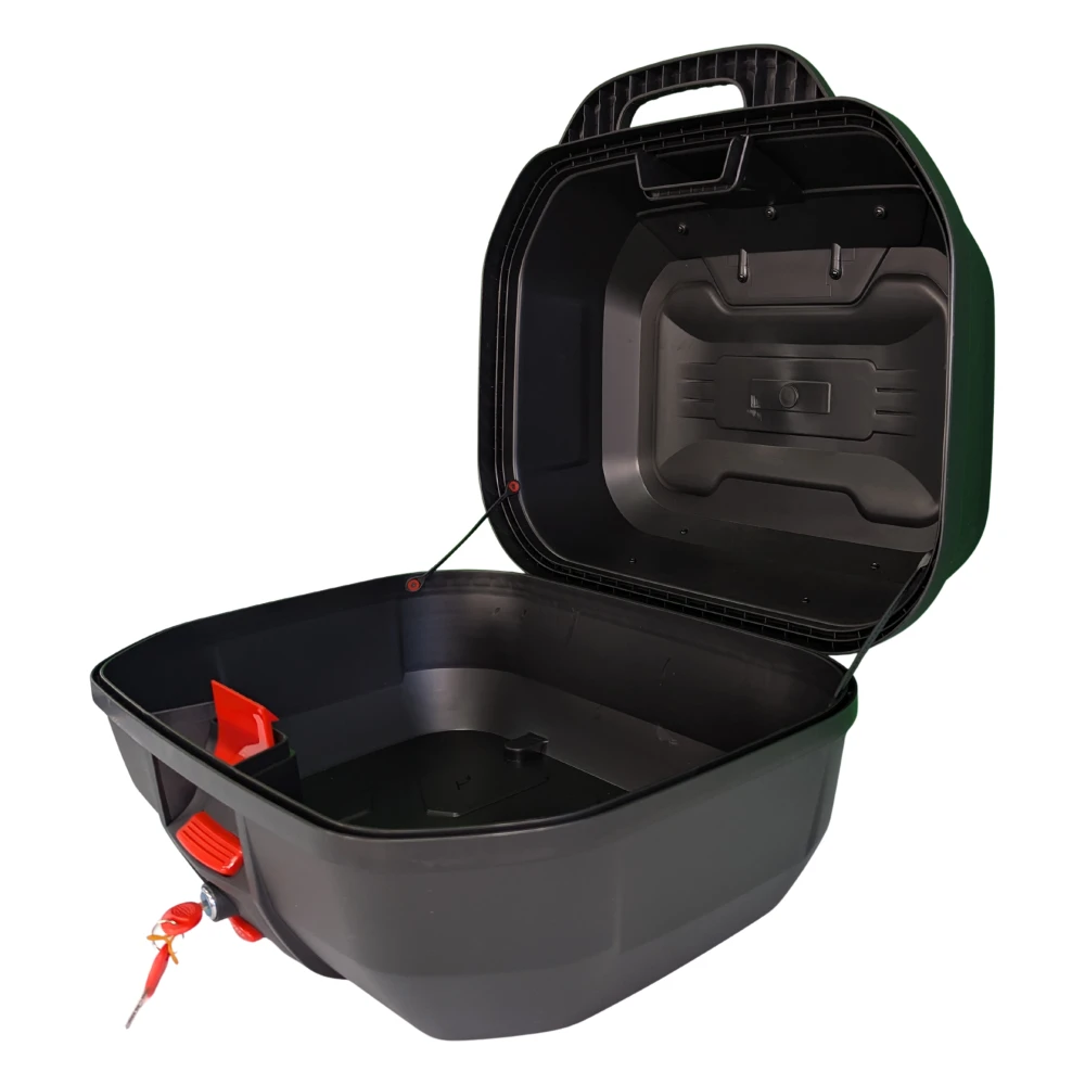 Motor topkoffer 47L - Universele afneembare koffer met slot en rugsteun