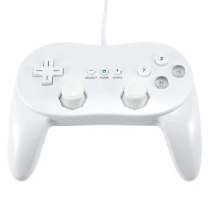 Witte compatibele Wii Classic Pro-controller voor Nintendo Wii
