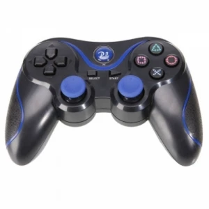 Compatibele DualShock 3 PS3 Bluetooth-controller zwart blauw Sixaxis
