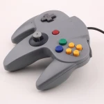 Nintendo 64 compatibele controller met originele connector en zwarte kabel