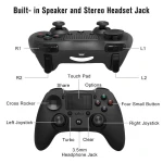 Compatibele PS4-controller draadloos zwart DoubleShock 4