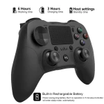 Compatibele PS4-controller draadloos zwart DoubleShock 4