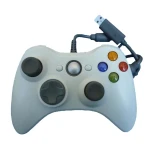 Xbox 360 bedrade controller wit - ergonomische gamepad