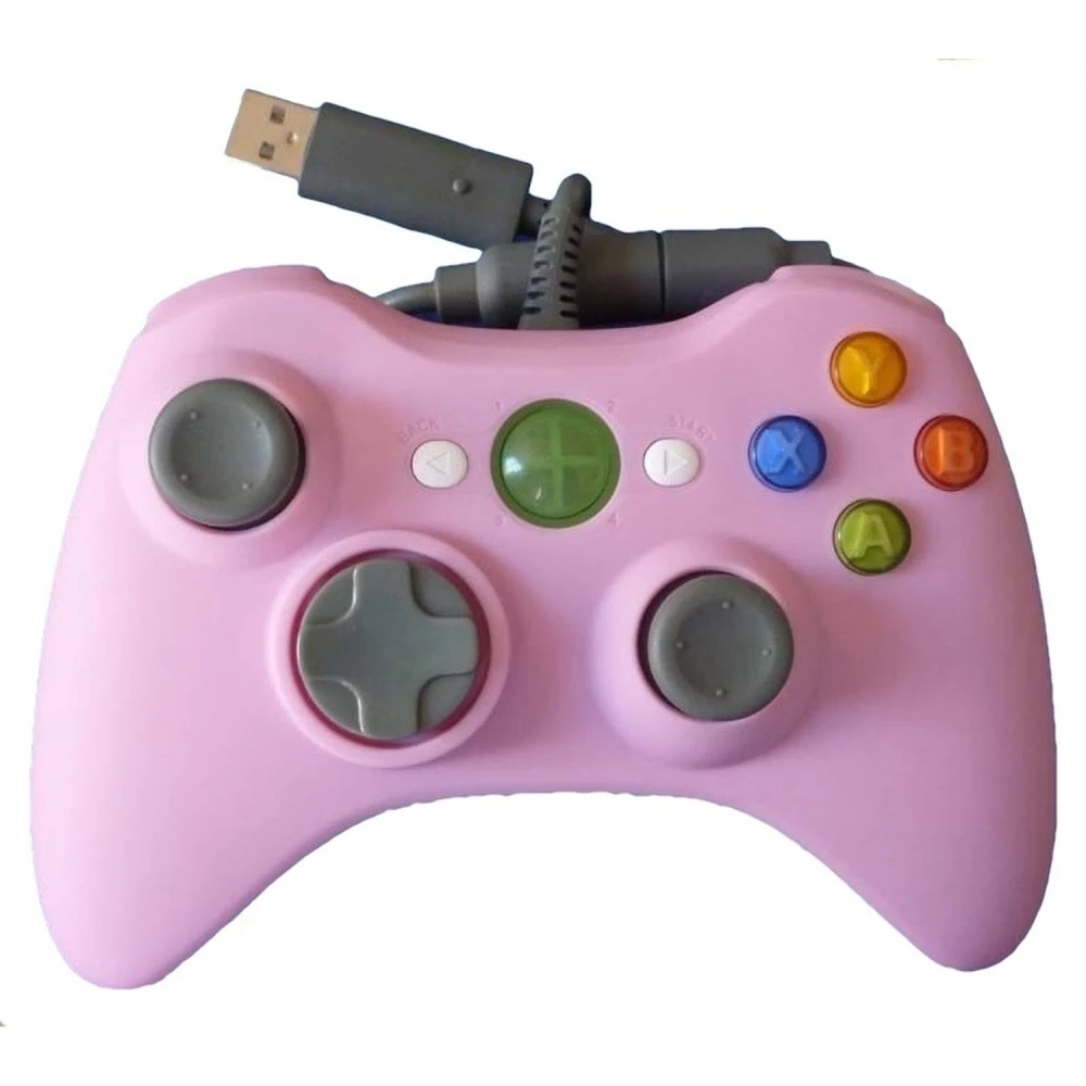 Compatibele roze Xbox 360 bedrade controller