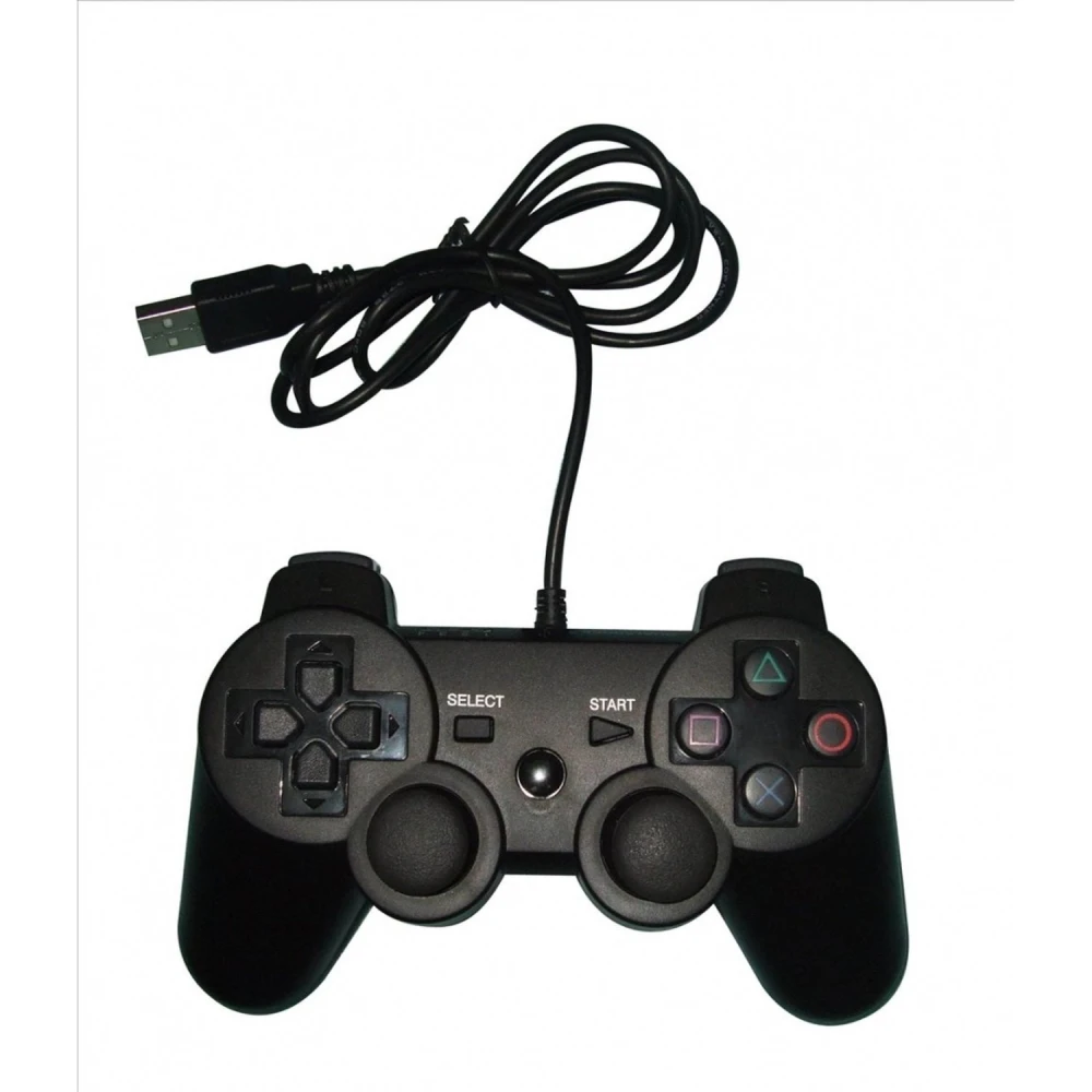 Dubbele shock PS3 PC USB-controller compatibel en voordelig