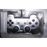 Dual Shock-controller voor Sony Playstation 2 in zilver, compatibel en voordelig