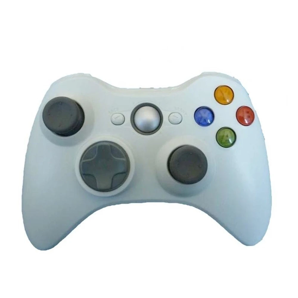 Draadloze Xbox 360-controller wit compatibel zonder blister - Satkit