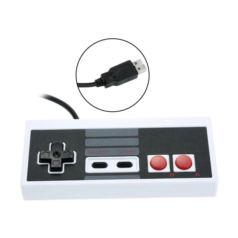Nintendo NES USB-controller voor pc - retro gamepad voor Windows en Mac