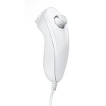 Witte compatibele Wii Nunchuck controller voor precieze en comfortabele controle