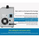 Sunkko 709AD+ puntlasmachine 220V met soldeerbout voor 18650 lithiumaccu