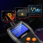 Konnwei KW600 12V batterijtester voor auto en motor