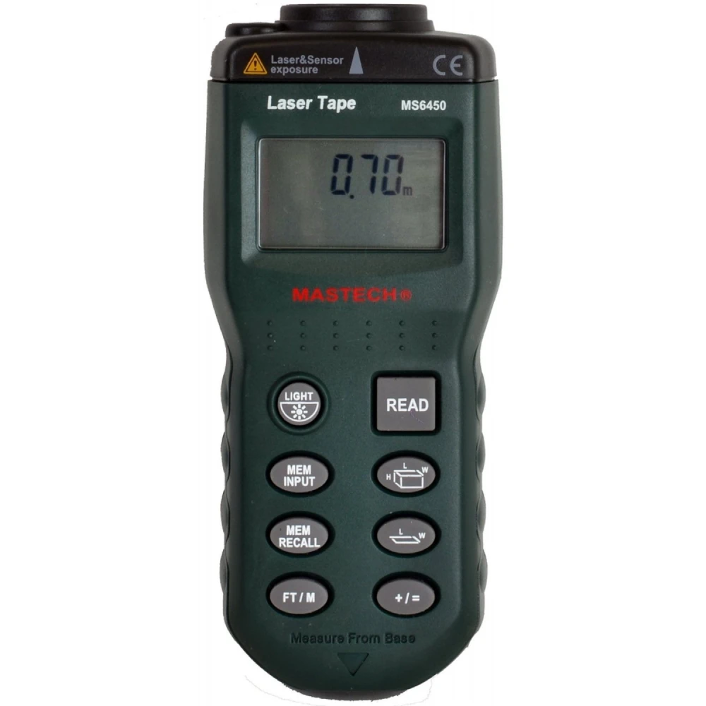 Mastech MS6450 ultrasone afstandsmeter met laserpointer