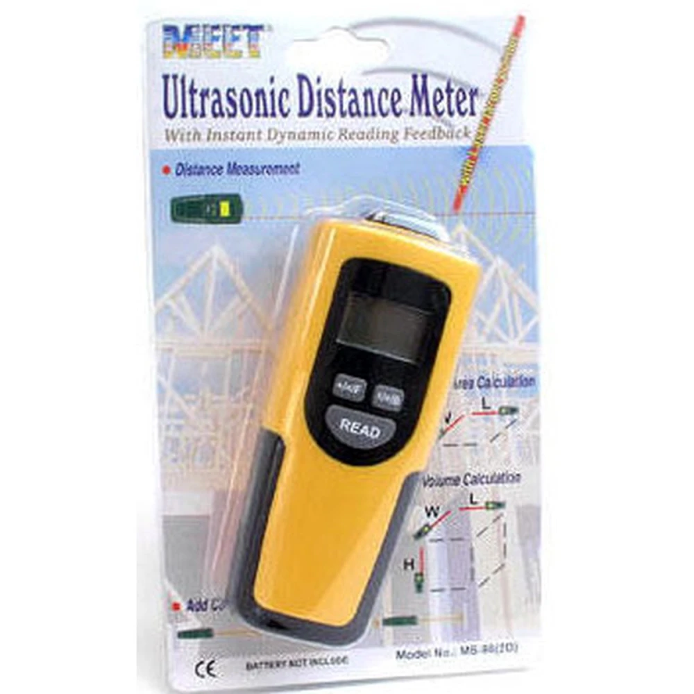 Ultrasone afstandsmeter met laserpointer van satkit