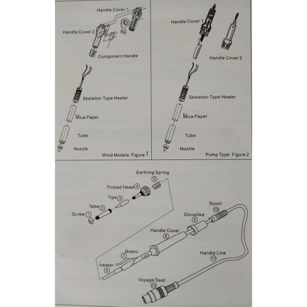 Mlink H7 3-in-1 soldeerstation met hete lucht en DC-voeding