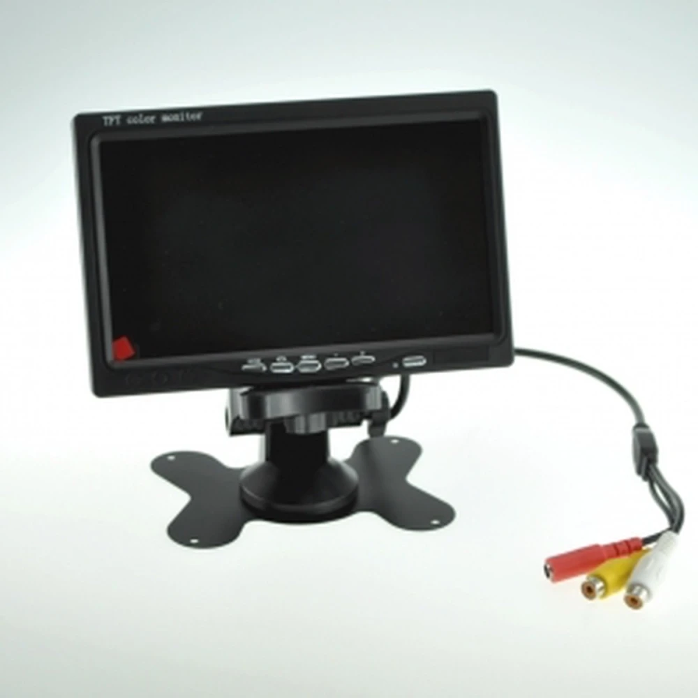 Inbouwmonitor 7 inch voor auto met 2 video-ingangen