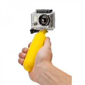 Gele drijvende watermonopod voor GoPro 1/2/3 en SJ4000