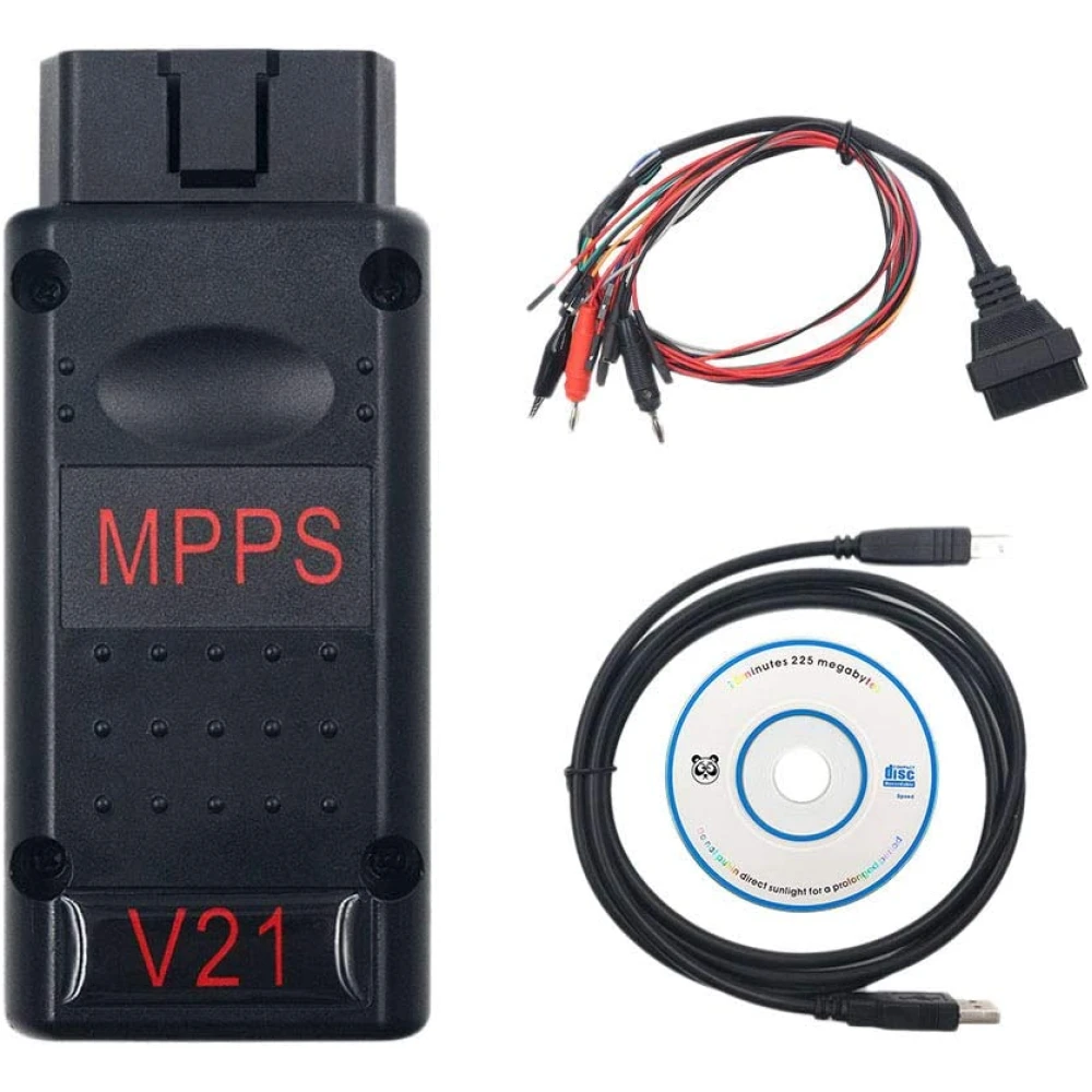 Mpps V21 ECU chip tuning tool Main + Tricore + Multiboot met kabel