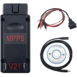 Mpps V21 ECU chip tuning tool Main + Tricore + Multiboot met kabel
