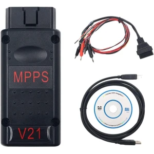 Mpps V21 ECU chip tuning tool Main + Tricore + Multiboot met kabel