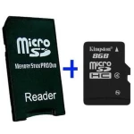MS Pro Duo-adapter MicroSD 32GB PSP - Adapter en geheugenkaart
