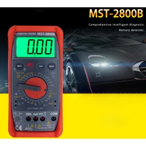 MST-2800B digitale multimeter met groot LCD-scherm voor auto-elektronica