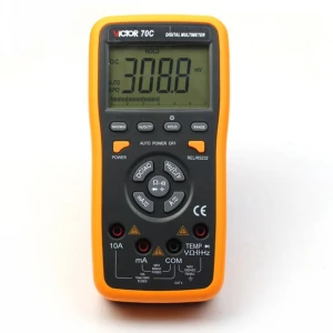 Victor 70C digitale multimeter met autorange en USB-PC-aansluiting voor nauwkeurige metingen
