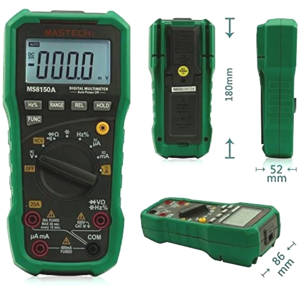 Mastech MS8150A digitale multimeter met frequentie en capaciteit