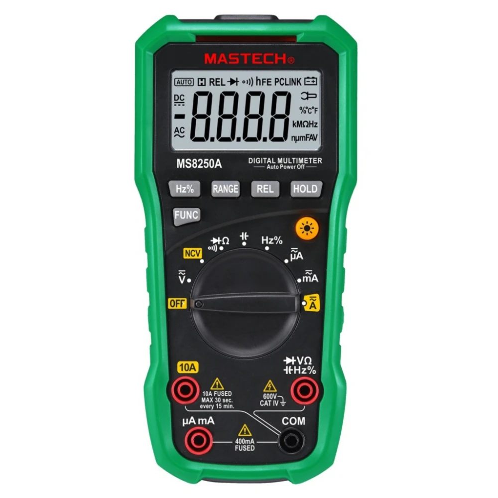 Digitale multimeter Mastech MS8250A met contactloze spanningsdetector