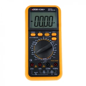 Victor VC980+ True RMS digitale multimeter met aerodynamisch design