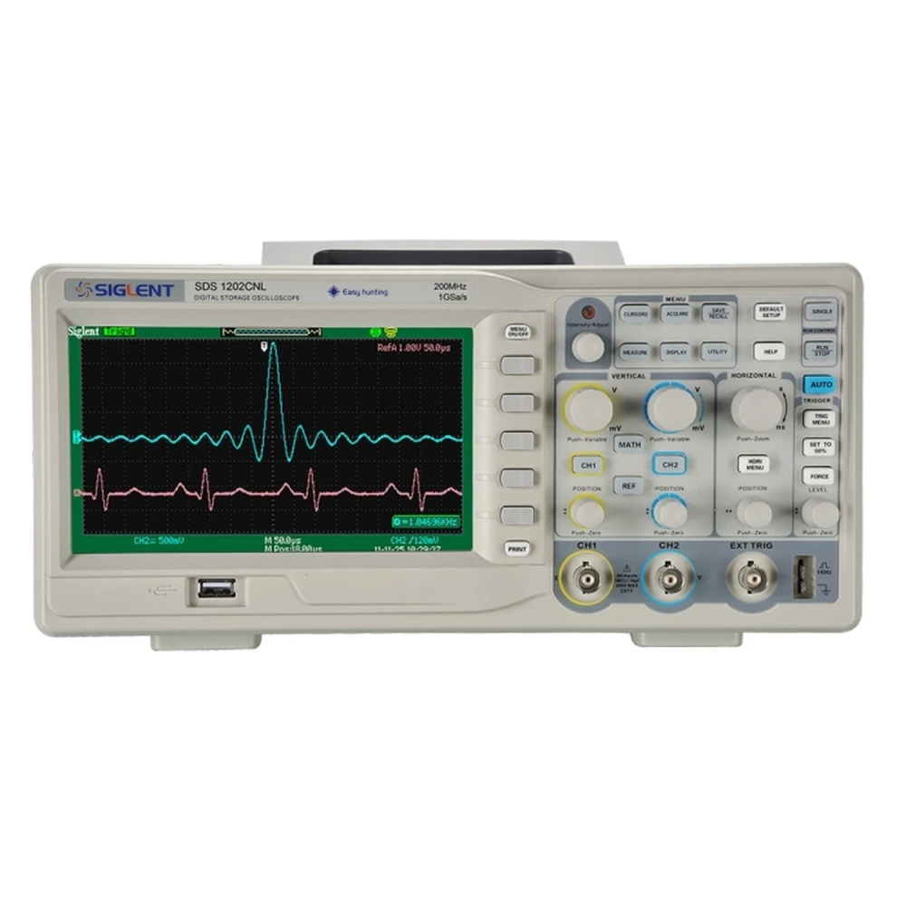 Siglent SDS1202CNL+ digitale oscilloscoop 200MHz 7