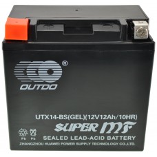 Motorfietsbatterij Ytx14-Bs Gel Battery