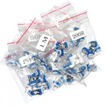 Pack van 65 lineaire DIP-potentiometers, 13 verschillende waarden